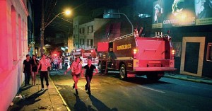 Пожар в ночном клубе в Бразилии